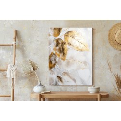 Poster Goldene Blätter Am Ast