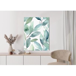 Poster Aquarell-Lorbeerblätter