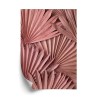 Poster Rosa Palmblätter Im Boho-Stil