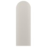 Wandkissen Öko-Leder Cremig 20cm