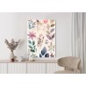 Poster Bunte Blätter Mit Aquarell Bemalt