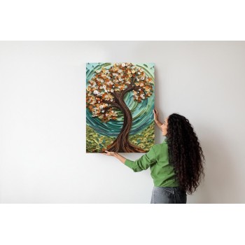 Poster Herbstbaum-Abstraktion