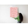 Poster Abstraktes Botanisches Pflanzenmuster Im Matisse-Stil