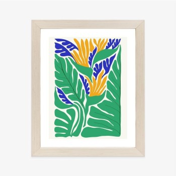Poster Abstrakte Pflanzen Im Matisse-Stil