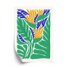 Poster Abstrakte Pflanzen Im Matisse-Stil