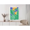 Poster Abstrakte Pflanzen Im Matisse-Stil