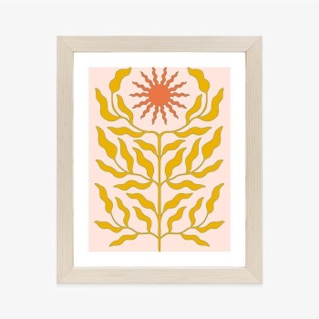Poster Minimalistische Pflanze Im Boho-Stil