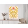 Poster Minimalistische Pflanze Im Boho-Stil