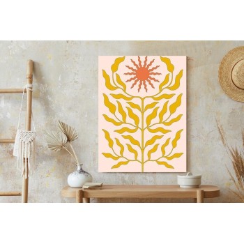 Poster Minimalistische Pflanze Im Boho-Stil