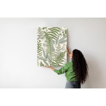 Poster Vintage-Wildpflanzen Auf Beigem Hintergrund