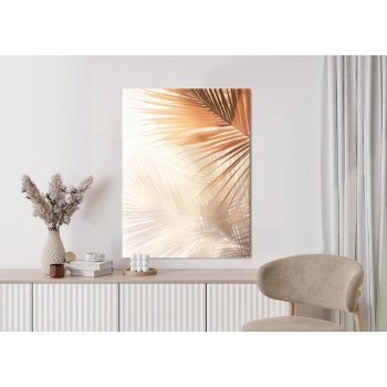 Poster Tropische Palmblätter Mit Schatten