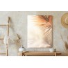 Poster Tropische Palmblätter Mit Schatten