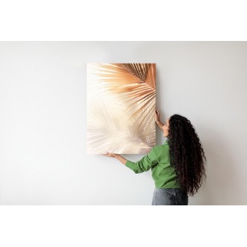 Poster Tropische Palmblätter Mit Schatten