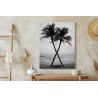 Poster Zwei Kokospalmen Und Das Meer