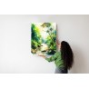 Poster Dschungel Aus Palmen Und Fluss