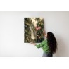 Poster Dschungelpalmen Und Tropische Tiere