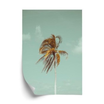 Poster Einsame Palme