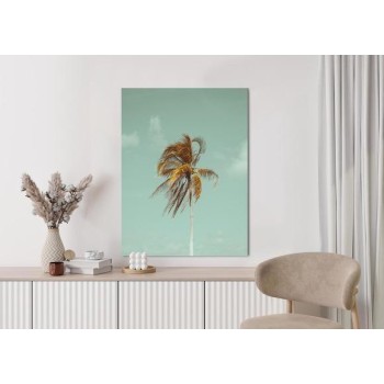 Poster Einsame Palme
