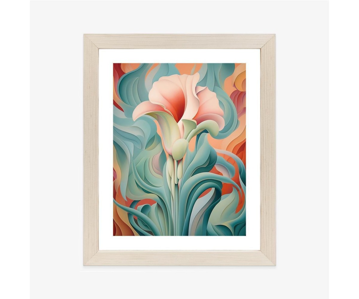 Poster Atemberaubender Floraler Hintergrund