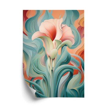 Poster Atemberaubender Floraler Hintergrund
