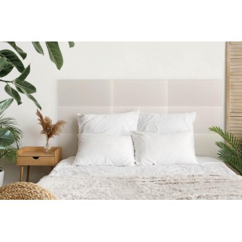 Wandkissen Öko-Leder Cremig