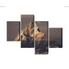 Mehrteiliges Bild Himalaya-Gipfel In Nepal