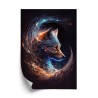 Poster Wolf Im Dunkeln