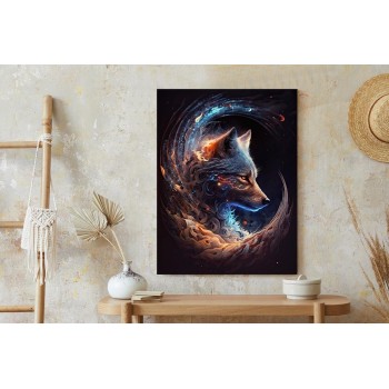 Poster Wolf Im Dunkeln