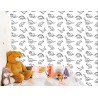 Tapete Für Kinder Mit Dinosauriertieren