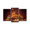 Mehrteiliges Bild Leckere Burger