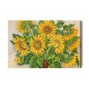 Leinwandbild Sonnenblumen In Einer Vase