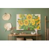 Leinwandbild Sonnenblumen In Einer Vase