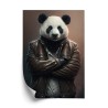 Poster Pandabär In Einer Jacke
