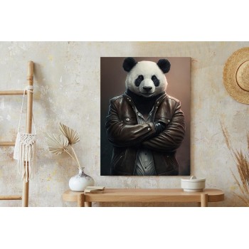 Poster Pandabär In Einer Jacke