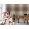 Tapete Modischer Vintage Check In Braun Und Beige