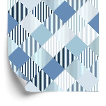 Tapete Geometrisch-Bunte Rhomben
