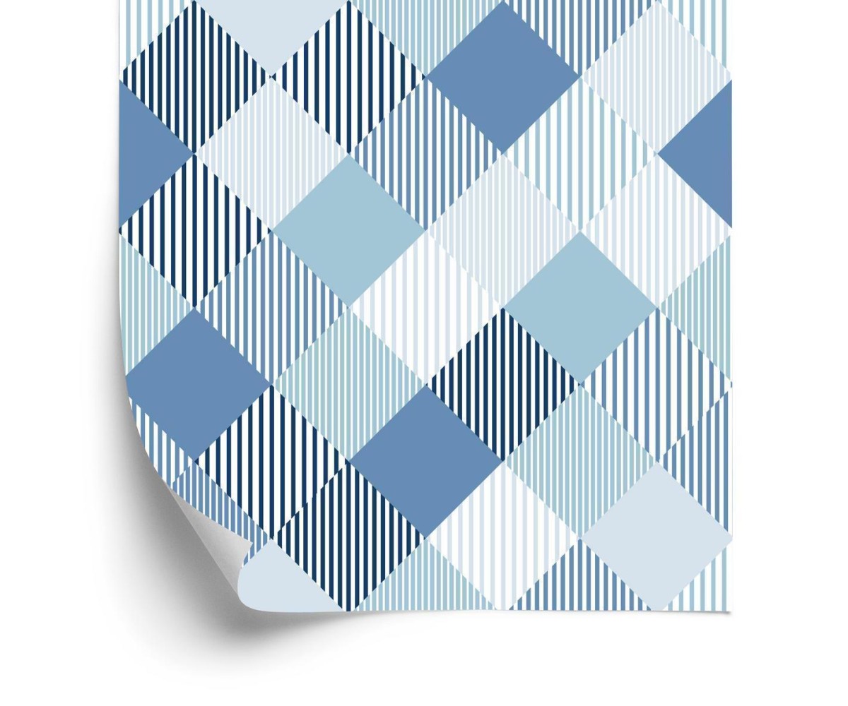 Tapete Geometrisch-Bunte Rhomben