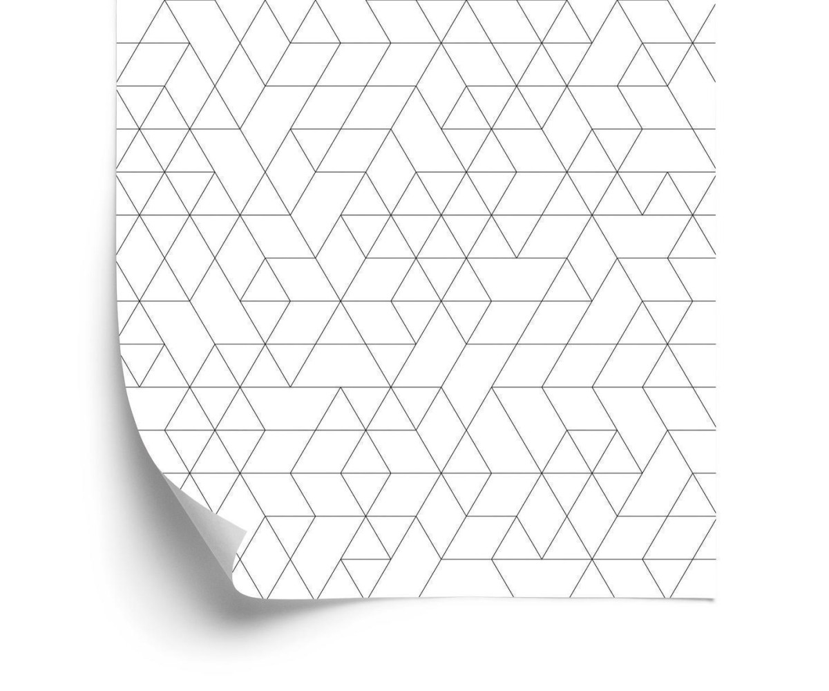 Tapete Geometrisches Muster - Abstraktion