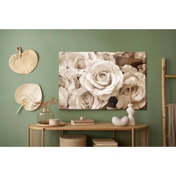 Leinwandbild Vintage-Rosenblüten