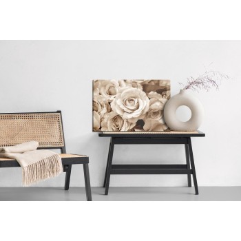 Leinwandbild Vintage-Rosenblüten