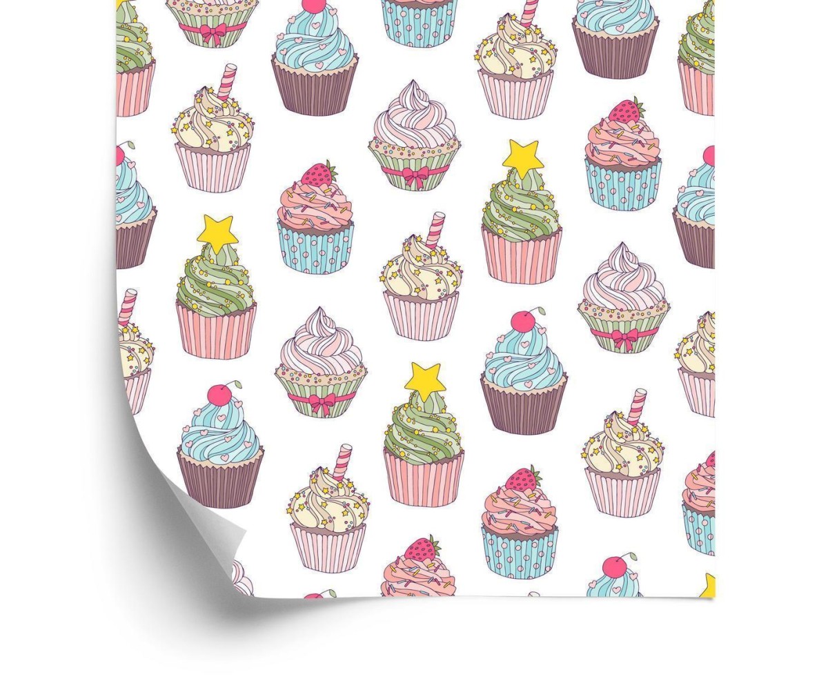 Tapete Bunte Muffins