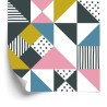 Tapete Bunte Dreiecke