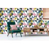 Tapete Bunte Dreiecke