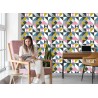 Tapete Bunte Dreiecke