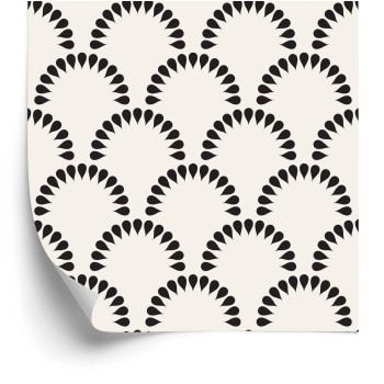 Tapete Geometrische Blumen