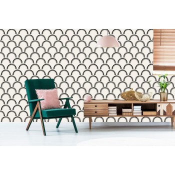 Tapete Geometrische Blumen