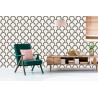 Tapete Geometrische Blumen