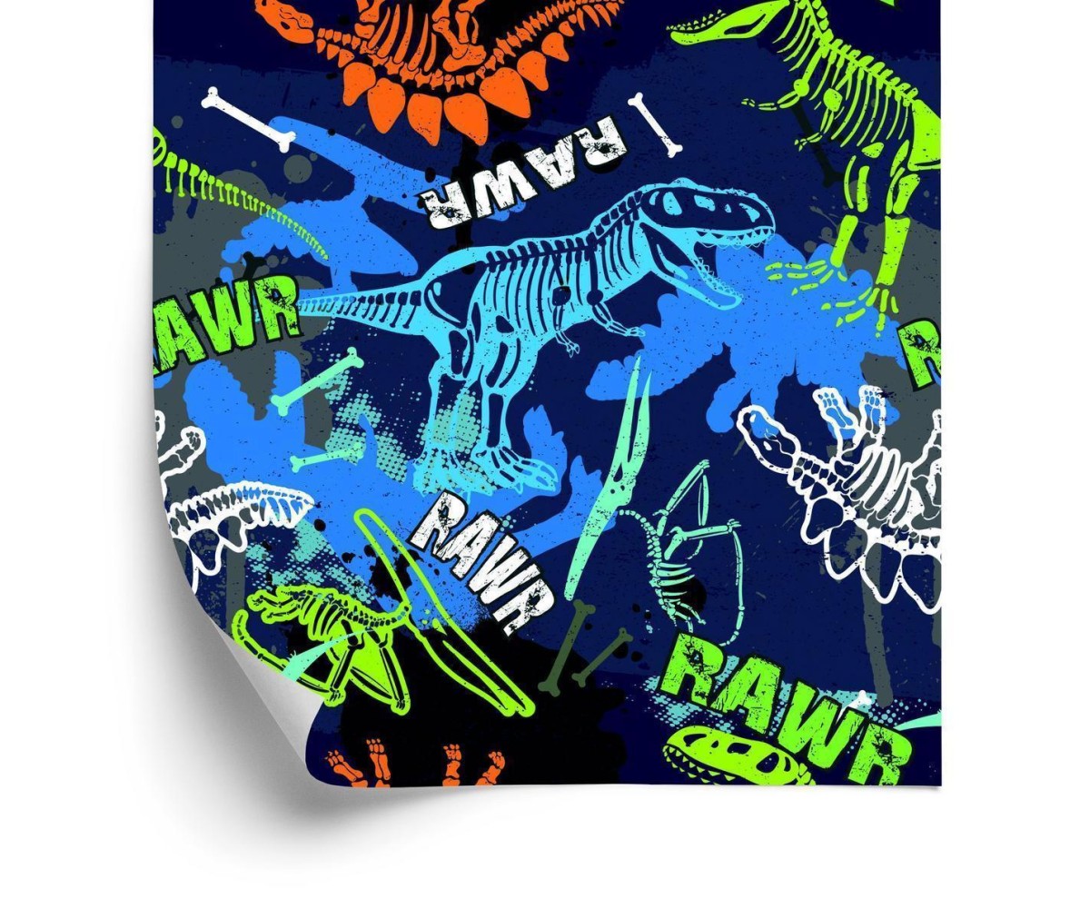 Tapete Dinosaurier Tiere Kinderzimmer