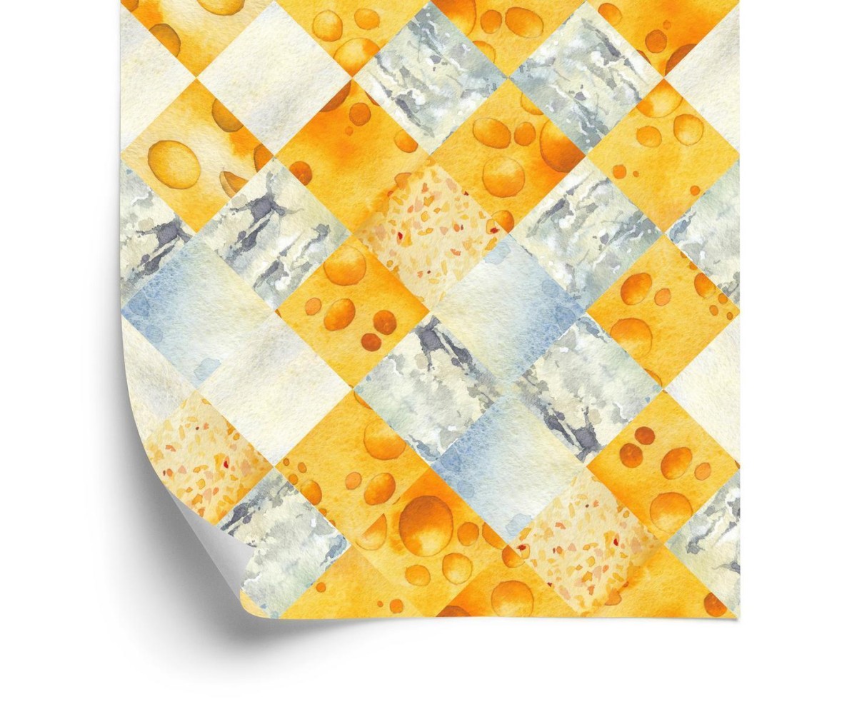 Tapete Abstrakte Geometrische Mosaik