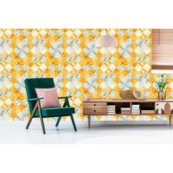 Tapete Abstrakte Geometrische Mosaik